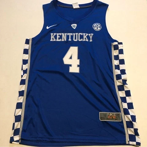 NWOT Nike Elite Series blue Rajon Rondo Kentucky Wildcats NCAA jersey M rare Cover