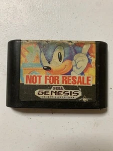 Sonic the Hedgehog Not for Resale (Sega Genesis, 1991) Cartridge Only - Picture 1 of 2