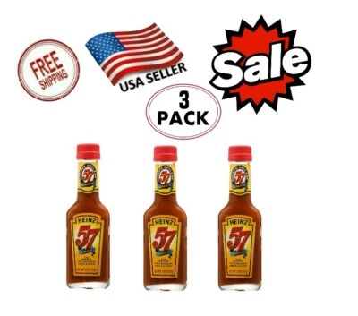 Salsa Heinz 57, 5 oz. Pack de 3 botellas envío rápido 🇺🇸 Foto 1 de 2