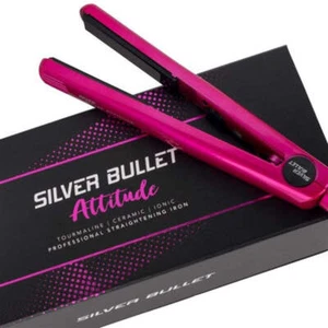Silver Bullet Attitude Hair Straightener – Pink - Picture 1 of 4