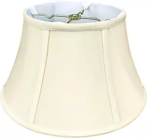 Royal Designs Shallow Drum Bell Billiotte Lamp Shade - Eggshell - 13 X 19 X 11.2 - Picture 1 of 8