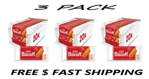 Lotus Biscoff Cookies, 17.6 Oz, Dispenser Box (20 sleeves of 2 XL cook (3 Packs) - Picture 1 of 1