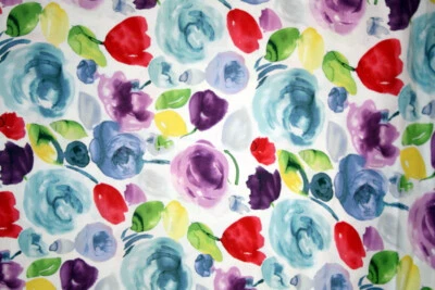 FLORES IMPRESIONISTAS DE DEAR STELLA - TELA 100% ALGODÓN Foto 1 de 4