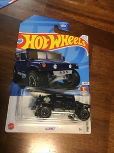Hot Wheels Humvee 33/250 HW First Response 4/10 Blue Tactical - Picture 1 of 2