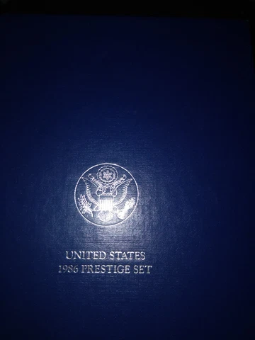 1986 united states prestige set empty box Cover