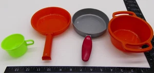 Lot Assorted Plastic Pot Pan Cup Cooking Kitchen Kids Pretend Toy - Picture 1 of 5