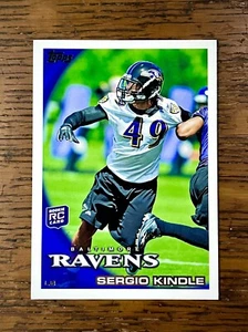 Sergio Kindle 2010 Topps RC #28 MINT Ravens Rookie Jersey Texas Longhorns Henry - Picture 1 of 2