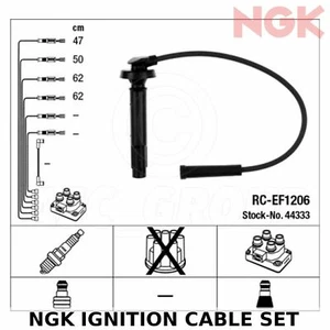 NGK Ignition Cable Lead Set - RC-EF1206 - fits Subaru Forester, Impreza, Outback - Picture 1 of 1