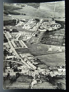 Postal Devon PRINCETOWN & DARTMOOR PRISIÓN Vista aérea c1950 RP - Imagen 1 de 2