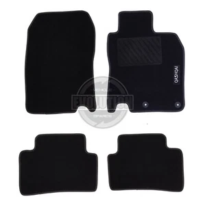 EVS Tailored Carpet Car Floor Mats Black to Fit Nissan Qashqai J11 2014-2021 - Picture 1 of 6