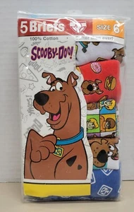 Boys' Scooby-Doo Briefs Package of 5 - Briefs New- Sizes 4 & 6 Available - Picture 1 of 3