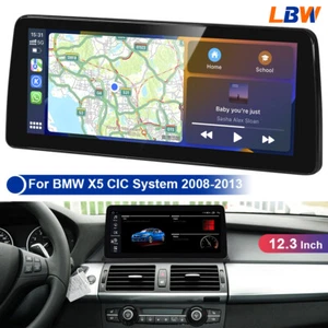 12.3'' Car DVD GPS 2+32G For BMW X5 CIC System 2008-2013 Radio Multimedia Player - Imagen 1 de 12