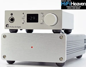 Pro-Ject Pre Box S2 Digital Edition 23 DAC/ Pre/ HP Amp with Linear Power Supply - Picture 1 of 4