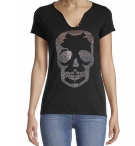 Zadig & Voltaire Tunisen Skull Camo Crystal Tee. NWT. Size Med. Retail- $148 - Picture 1 of 1