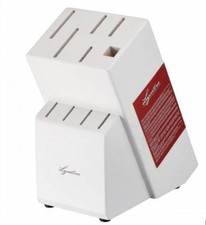 CEPPO COLTELLI BIANCO LAGOSTINA PER 9 COLTELLI + ACCIARINO