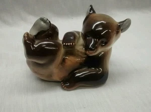 Süße Vintage Lomosonow LFZ UDSSR russischer Legebär Keramik Keramik Figur  - Bild 1 von 5