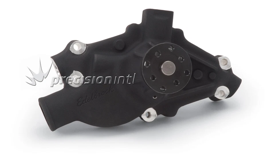 EDELBROCK 8819 VICTOR PRO SERIES WATER PUMP BLACK SMALL BLOCK CHEV 283-400 V8 - Image 1 of 1