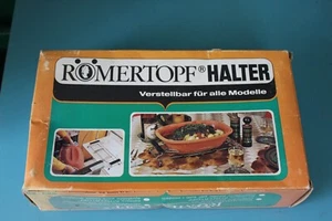 ROMERTOPF 983 86 HALTER ARCILLA PANADERO SOPORTE REMACHE NUEVO ESTADO STOCK ANTIGUO - Imagen 1 de 3