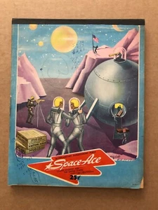 Vintage SPACE AGE Interplanetary Expeditionary Force Notebook Paper Pad LINQUIST - Picture 1 of 4