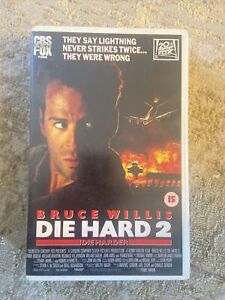 Die Hard 2 Vhs Big Box Ex Rental Bruce Willis Original Box