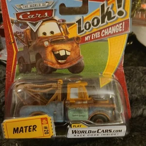 Disney Cars The World of Cars Lenticular Eyes Series 1 Mater Diecast Car - Picture 1 of 2