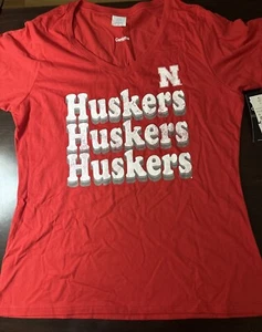 Camiseta grande para mujer Nebraska Huskers - Imagen 1 de 4