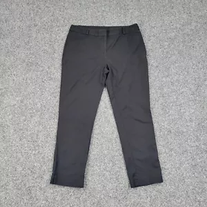 Pantalones chinos cónicos negros para mujer Anne Klein 6 29x25 - Imagen 1 de 18