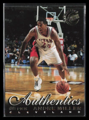 1999 Press Pass Authentics Andre Miller #8 - Image 1 of 2