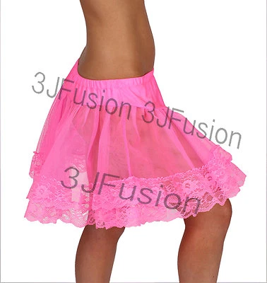 Ladies Glamour 2 Layer FUN RUN PINK TUTU FANCY DRESS HEN PARTY Free POST (AE) - Image 1 of 2
