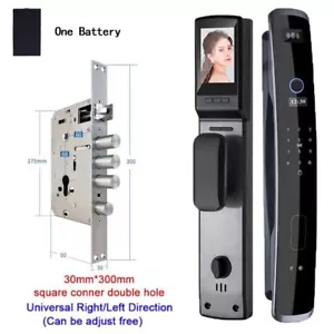 Fingerprint Door Lock Electronic Password Video Call Digital 3D Face Recognition - Picture 1 of 29