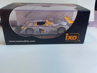IXO LMM003 Audi R8 #2 Team Joest Le Mans 2001 1:43 modelo diecast como nuevo en caja Foto 1 de 3