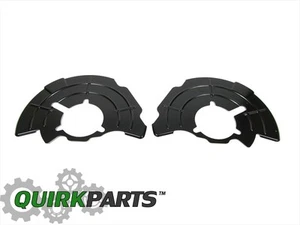 GRAND CHEROKEE COMMANDER FRONT RIGHT & LEFT BRAKE ROTOR SPLASH DUST SHIELD MOPAR - Picture 1 of 5