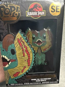 PIN FUNKO POP: JURASSIC PARK DILOPHOSAURUS SE - Sellado con soporte incluido - Imagen 1 de 6