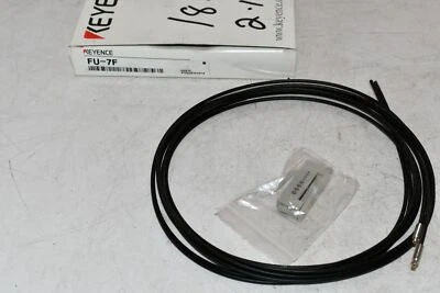 NEW Keyence FU-7F Fiber Optic Sensor FU7F Digital Fiber Unit - Image 1 of 4
