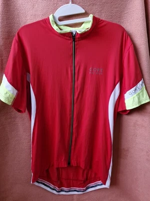 Gore Bike Wear Jersey Red Short Sleeved Size EU Large Full Length Zip - Image 1 of 2
