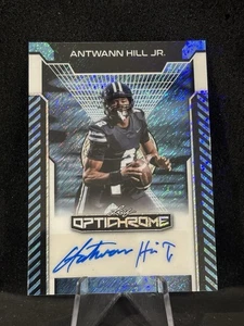 2025 Leaf Optichrome Antwann Hill Jr Platinum Blue Shimmer /7 Autograph BA-AHJ - Picture 1 of 2