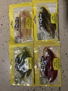 Nuevo Señuelo Storm Wildeye Swim Shad Green Jerkin Minnows Perla Ciruela Calabaza 5" - Imagen 1 de 7