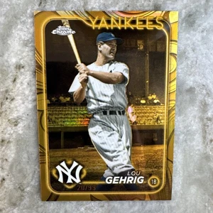 Lou Gehrig 2024 Topps Colección Dorada/99 #4 Yankees Salón de la fama - Imagen 1 de 11