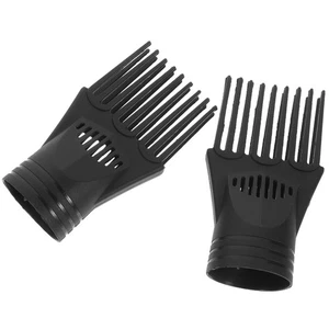 2 Pcs Hair Dryer Comb with Nozzle Travel Miss Attachment for Blow Accessories - Picture 1 of 12