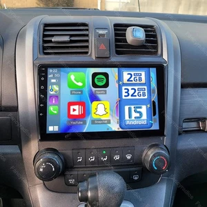 Android 15 For 2007-2011 Honda CRV Carplay Car Stereo GPS FM Radio WIFI+Camera - Foto 1 di 13