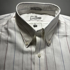 Vintage Sears Rehbock Button Down Hemd 16,5 Korea Einnadel Schneiderei - Bild 1 von 14