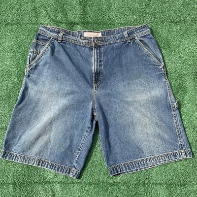 Pantalones Cortos de Jean Y2K Timberland Sueltos Carpenter Denim Talla 40 Foto 1 de 4