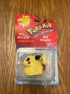 Pokemon Pull Backs #25 Pikachu 1999 Hasbro Nintendo NOS - Picture 1 of 4