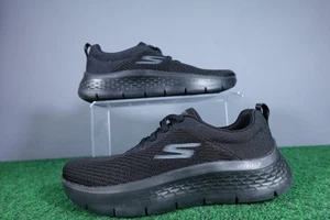 Skechers Gowalk Damenschuhe Größe 7,5 schwarz Schnürschuhe luftgekühlt Goga Mat 124952 - Bild 1 von 8