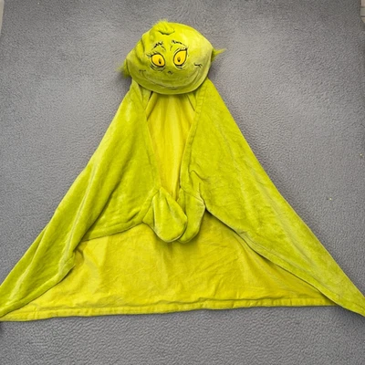 Manta envolvente de lana con capucha Dr. Seuss The Grinch portátil niños jóvenes con capucha Foto 1 de 4