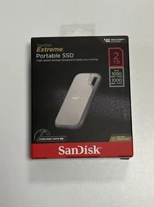 SanDisk 2TB Extreme Portable SSD High Speed Storage - Afbeelding 1 van 2