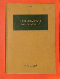 IGOR STRAVINSKY " LE SACRE DU PRINTEMPS " PARTITION MUSICALE - Picture 1 of 2