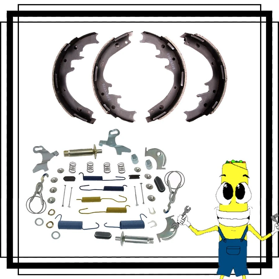 Front Brake Shoe Hardware & Adjusters Kit for Ford Fairlane 62-1970 2.5 in Shoes - Image 1 of 1