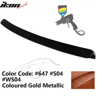 Se adapta a 99-05 BMW E46 serie 3 sedán ventana trasera techo alerón labio pintado #647 ABS Foto 1 de 4