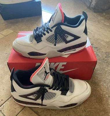 Jordan 4 Pale Citron Bright Crimson 2019 Foto 1 de 4